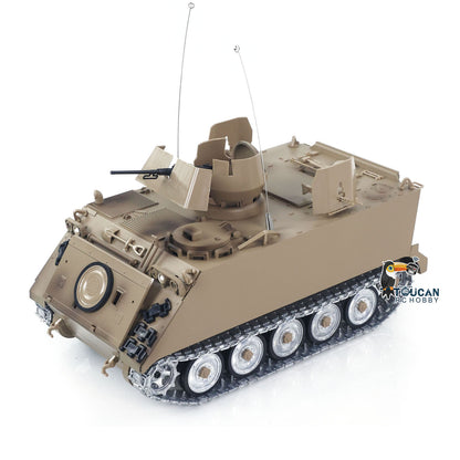 Fast Free Shipping TD 1/16 RC Tank M2412-B M113A1 ACAV 360 Turret Rotation Infrared Metal Wheels Gearbox Smoke Unit Radio Control Military Model