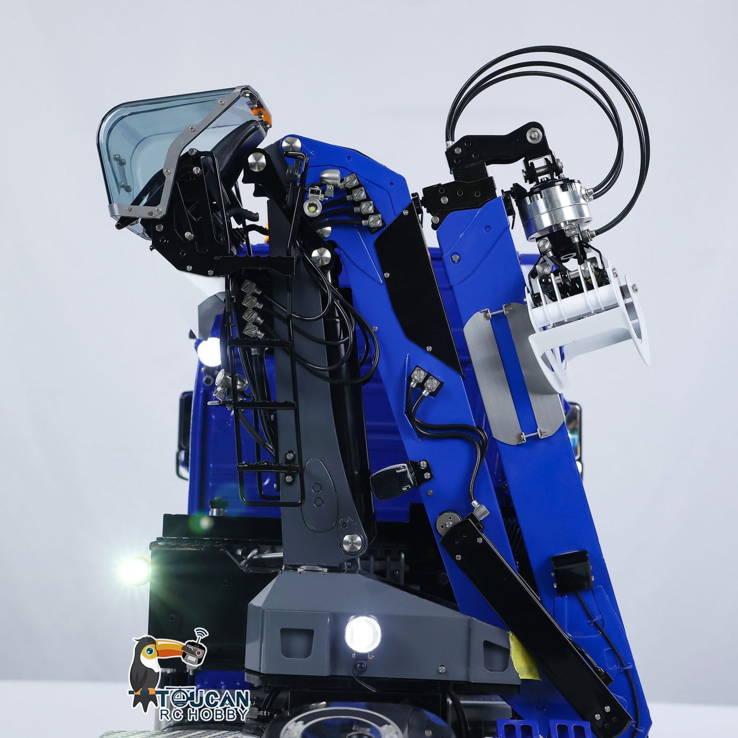 Unitru 03 RTR 3363 1/14 Radio Controlled Tractor Truck Metal Chassis Hydraulic Timber Crane 6X6 RC Lorry Car Smoke PL18EV