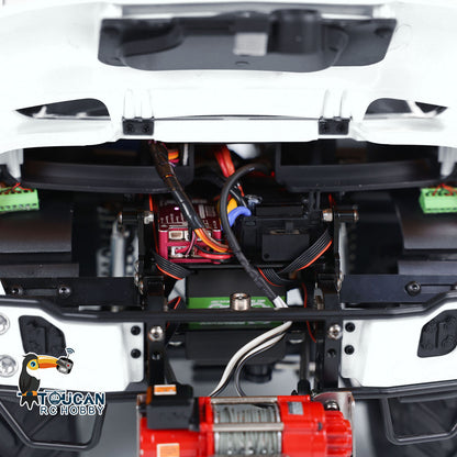 Fast Free Shipping 4WD 1:10 RC Off-road Vehicle RTR UNI U423 4X4 Radio Control Crawler Car Model Aluminum Box Battery Light Sound Differential Lock