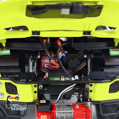 Fast Free Shipping UNI U423 1/10 RC Rock Crawler Car RTR 4X4 4WD Remote Control Off-road Vehicles Metal Axles Bucket Light Sound DDF350 Radio Battery