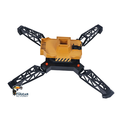 HUINA Radio Lifting Tower Crane Model 1/14 Ready-To-Go 12CH 585 2.4G Remote Controller Battery Movable Crane Body Rotary