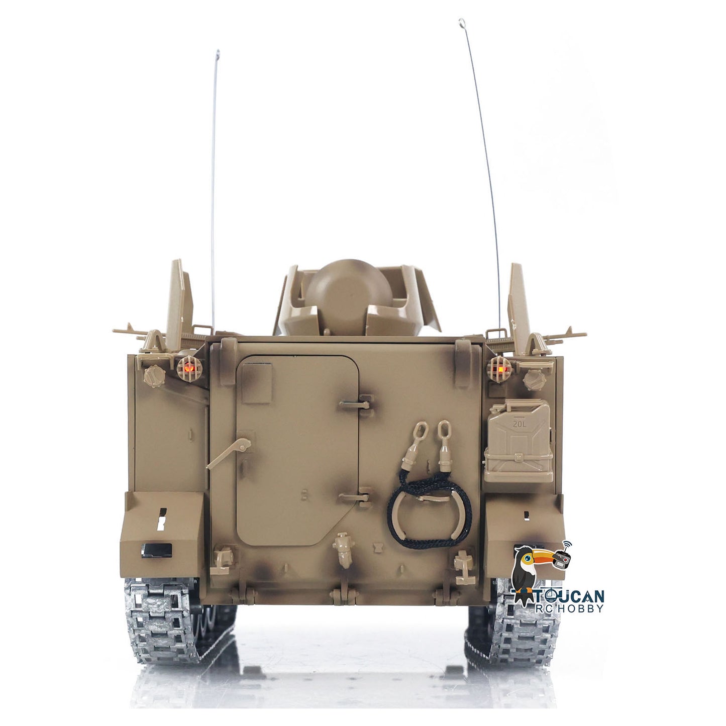 Pre-order US Stock TD 1/16 RC Tank M2412-B M113A1 ACAV 360 Turret Rotation Infrared Metal Wheels Gearbox Smoke Unit Radio Control Military Model