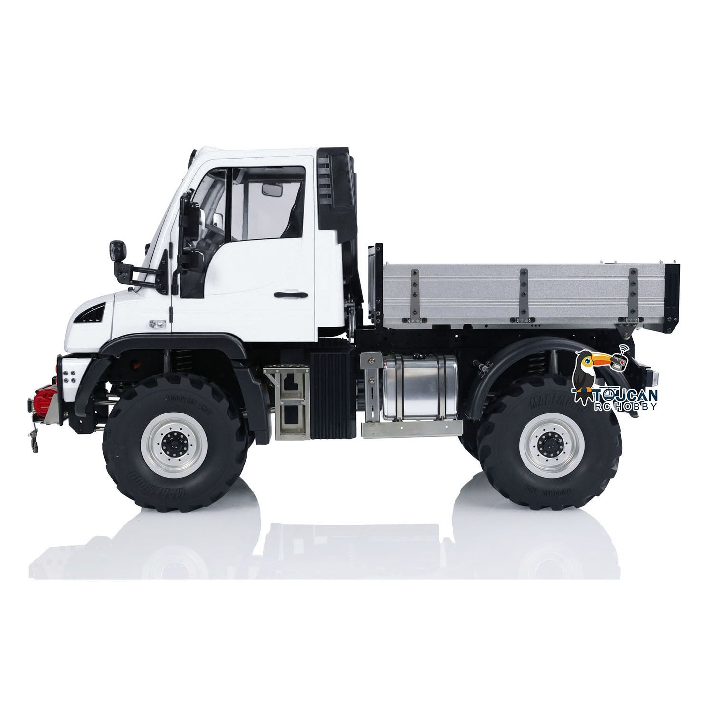 Fast Free Shipping 4WD 1:10 RC Off-road Vehicle RTR UNI U423 4X4 Radio Control Crawler Car Model Aluminum Box Battery Light Sound Differential Lock