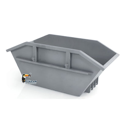 LESU A0016 Metal Bucket for 1/14 Remote Control Hydraulic Swing Arm Garbage Truck Z0066/ TGS Z0068 4x4 Skip Loader Model for RC Enthusiast