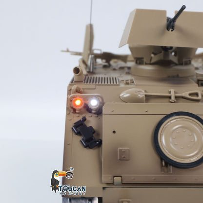 Fast Free Shipping TD 1/16 RC Tank M2412-B M113A1 ACAV 360 Turret Rotation Infrared Metal Wheels Gearbox Smoke Unit Radio Control Military Model