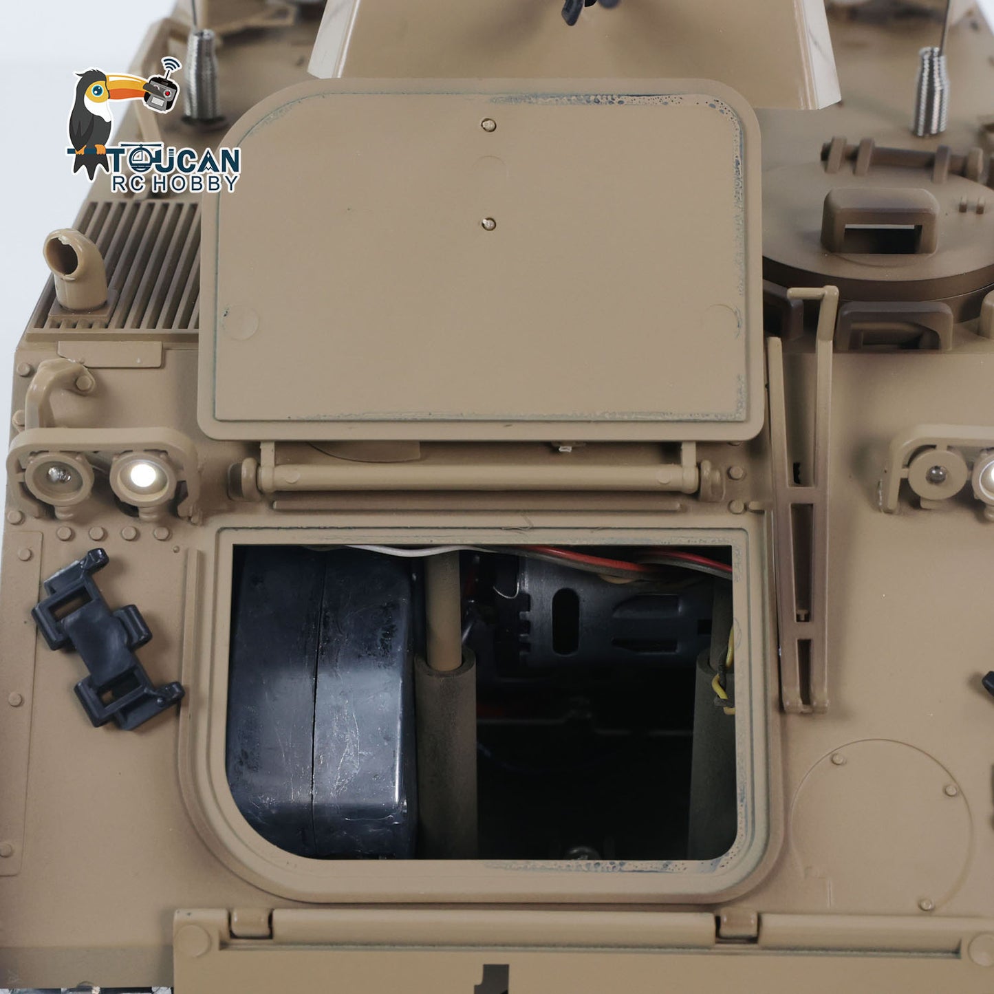 Pre-order US Stock TD 1/16 RC Tank M2412-B M113A1 ACAV 360 Turret Rotation Infrared Metal Wheels Gearbox Smoke Unit Radio Control Military Model