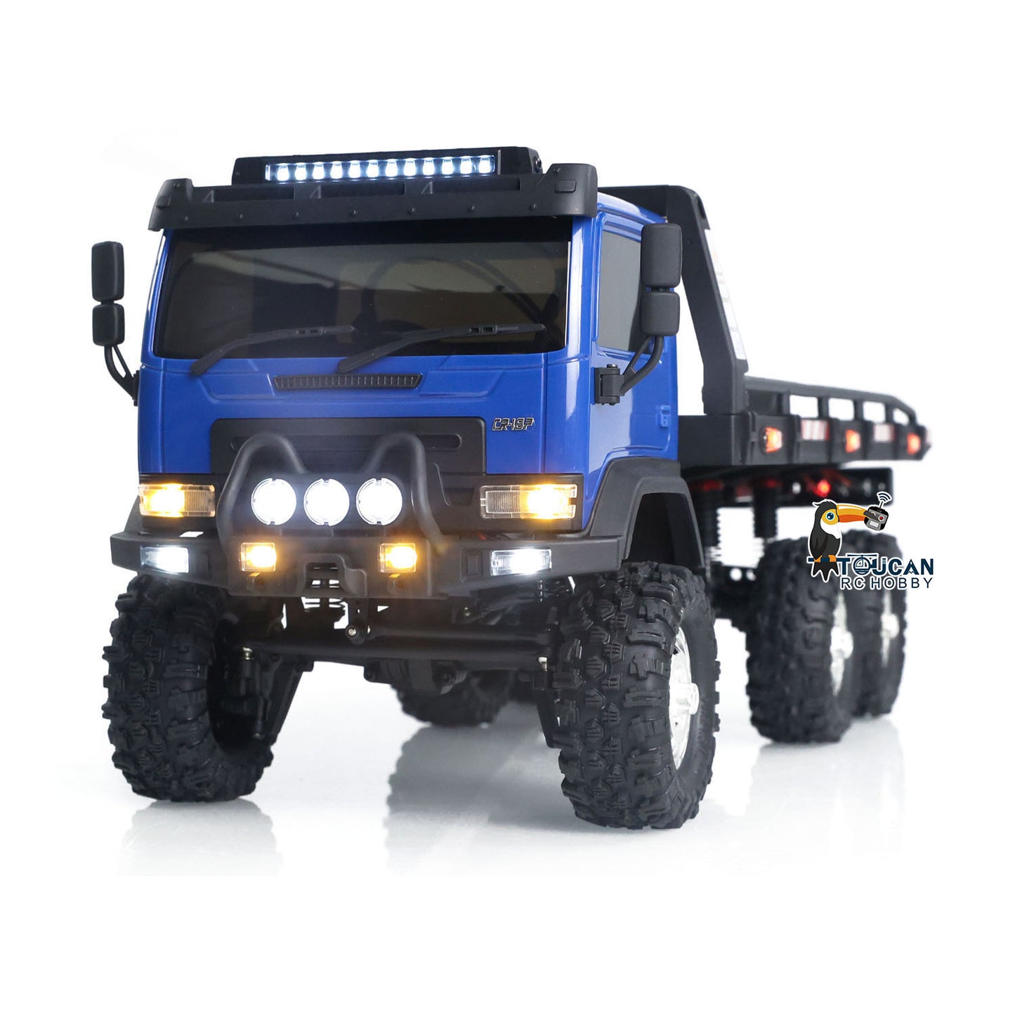 Fast Free Shipping CR18P Flatbed Truck 6x6 RTR RC Rock Crawler 1/18 Off-Road Truck 2-Speed Lights
