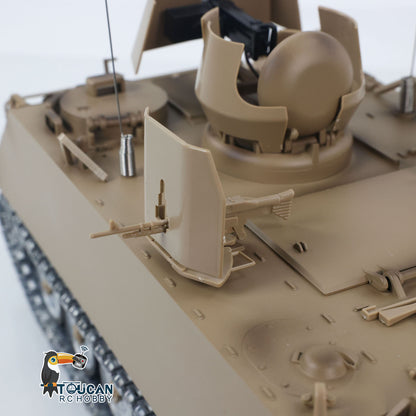 Fast Free Shipping TD 1/16 RC Tank M2412-B M113A1 ACAV 360 Turret Rotation Infrared Metal Wheels Gearbox Smoke Unit Radio Control Military Model