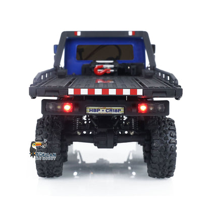 Fast Free Shipping CR18P Flatbed Truck 6x6 RTR RC Rock Crawler 1/18 Off-Road Truck 2-Speed Lights