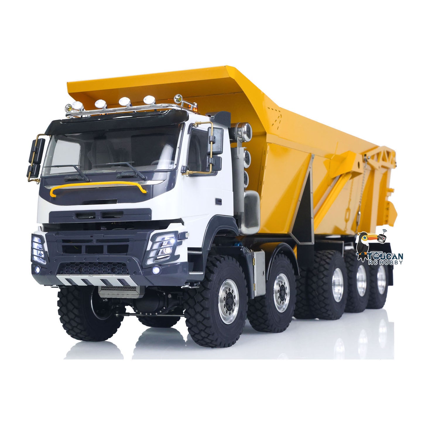 US Stock JDM 219 3Speed RTR 1/14 RC Hydraulic Dumper Metal Radio Controlled Truck 10X10 10X6 RC Tipper Differential Locks Sound Battery