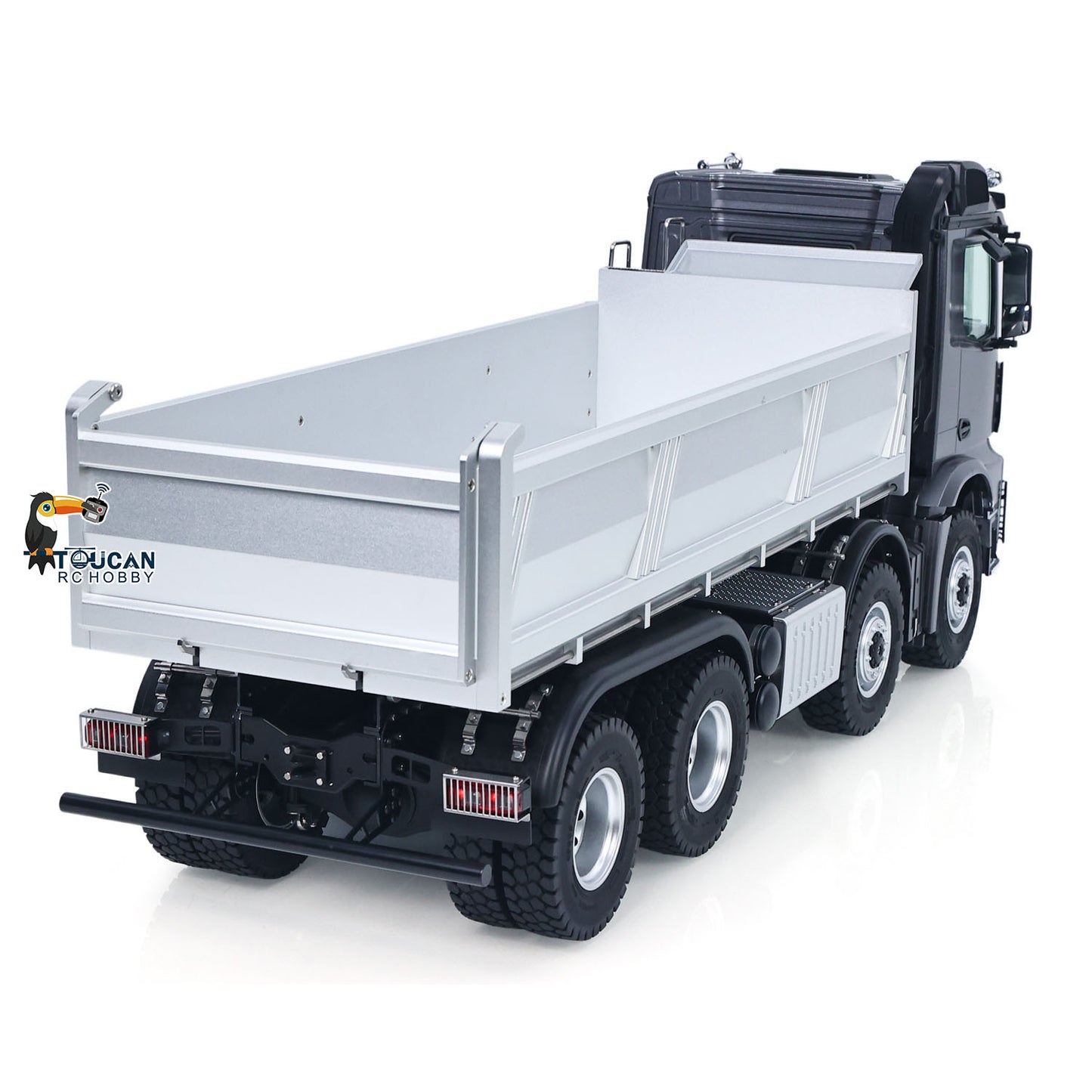 US Stock RTR Kabolite 8X8 1/14 RC Dump Truck K5703 Electric Lifting Remote Control Tipper Model 2Speed Gearbox Lights Sound System