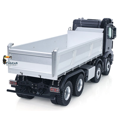 US Stock RTR Kabolite 8X8 1/14 RC Dump Truck K5703 Electric Lifting Remote Control Tipper Model 2Speed Gearbox Lights Sound System
