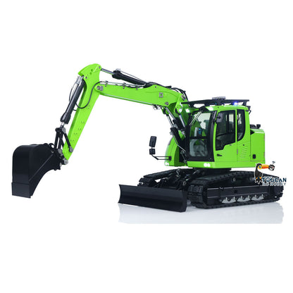 Upgraded 1/14 RC Hydraulic Excavator LR 914 5ways Valve Electric Digger Model RTR Construction Vehicle Frsky X14 Radio Battery