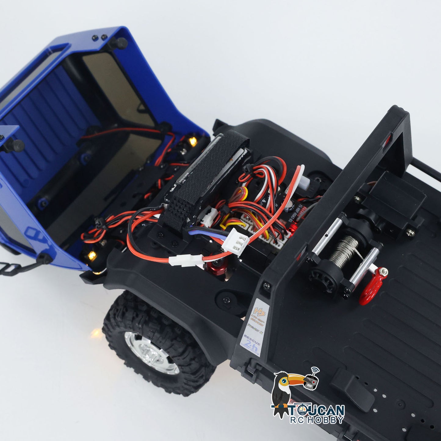 Fast Free Shipping CR18P Flatbed Truck 6x6 RTR RC Rock Crawler 1/18 Off-Road Truck 2-Speed Lights