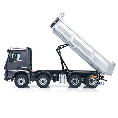 US Stock RTR Kabolite 8X8 1/14 RC Dump Truck K5703 Electric Lifting Remote Control Tipper Model 2Speed Gearbox Lights Sound System