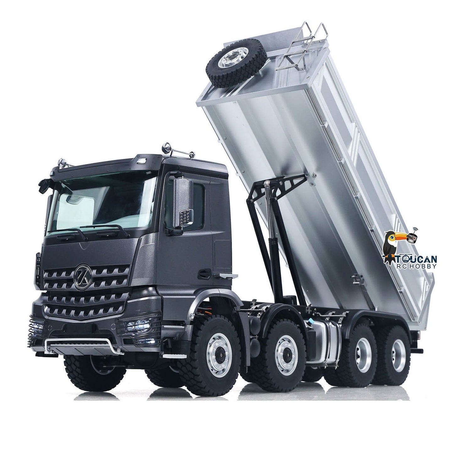 Fast Free Shipping for EU Kabolite 8X8 1/14 RC Dump Truck K5703 Electric Lifting Remote Control Tipper RTR  Model 2Speed Gearbox Lights Sound System