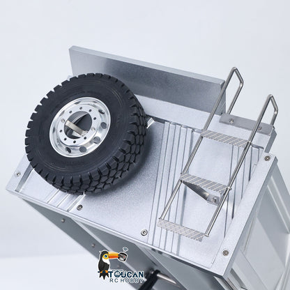 US Stock RTR Kabolite 8X8 1/14 RC Dump Truck K5703 Electric Lifting Remote Control Tipper Model 2Speed Gearbox Lights Sound System