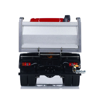 In Stock MD 1/14 6*6 Metal RC Hydraulic Dumper Truck 3348 2025Type 6WD Radio Controlled Tipper Lorry Car Model Metal Chassis 2Speed Gearbox Light Sound ESC Motor