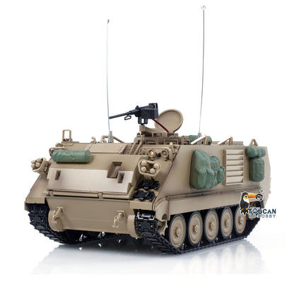 Fast Free Shipping Tongde 1/16 RC Military Tank M2412-C M113A2 APC Turret Rotation 360 Degree Infrared LED Light Sound Remote Control Electric Toy