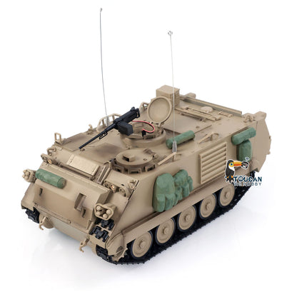 Fast Free Shipping Tongde 1/16 RC Military Tank M2412-C M113A2 APC Turret Rotation 360 Degree Infrared LED Light Sound Remote Control Electric Toy