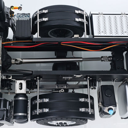 US Stock RTR Kabolite 8X8 1/14 RC Dump Truck K5703 Electric Lifting Remote Control Tipper Model 2Speed Gearbox Lights Sound System