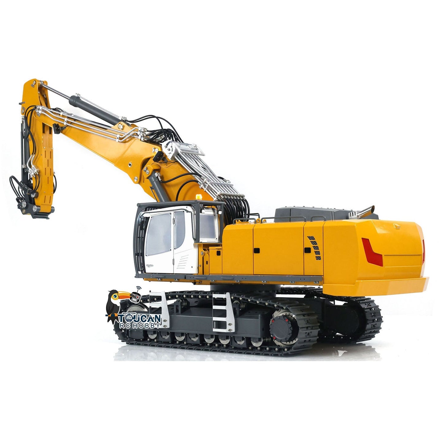USA Pre-Order by the sea 1/14 3Arms Metal Hydraulic K970-301S RC Excavator FrSky TamdenXE Radio Control Digger Construction Vehicle Light Sound System