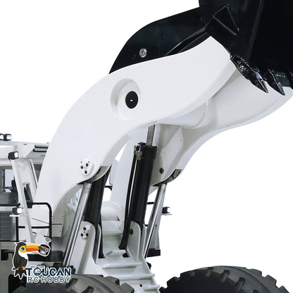 Toucan L2350 1/14 Metal RC Hydraulic Wheel Loader PNP/RTR Light & Sound Smoke System Manual Coupler Fork for Model Collectors