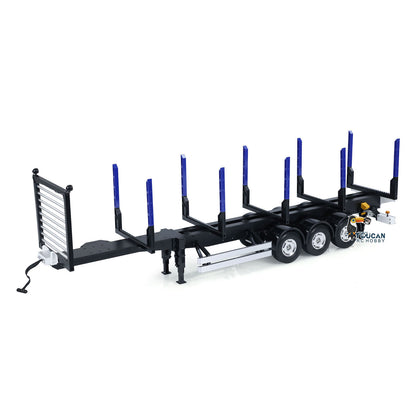 Toucan 3Axles 1/14 Timber Trailer for Remote Control Logging Truck DIY 1/14 RC TAMIYA Tractor Model