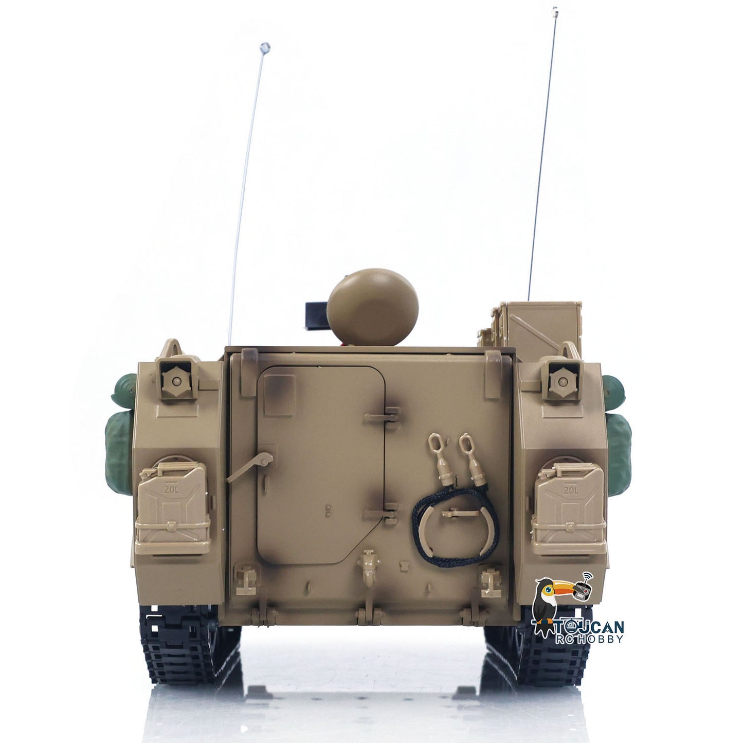 Fast Free Shipping Tongde 1/16 RC Military Tank M2412-C M113A2 APC Turret Rotation 360 Degree Infrared LED Light Sound Remote Control Electric Toy