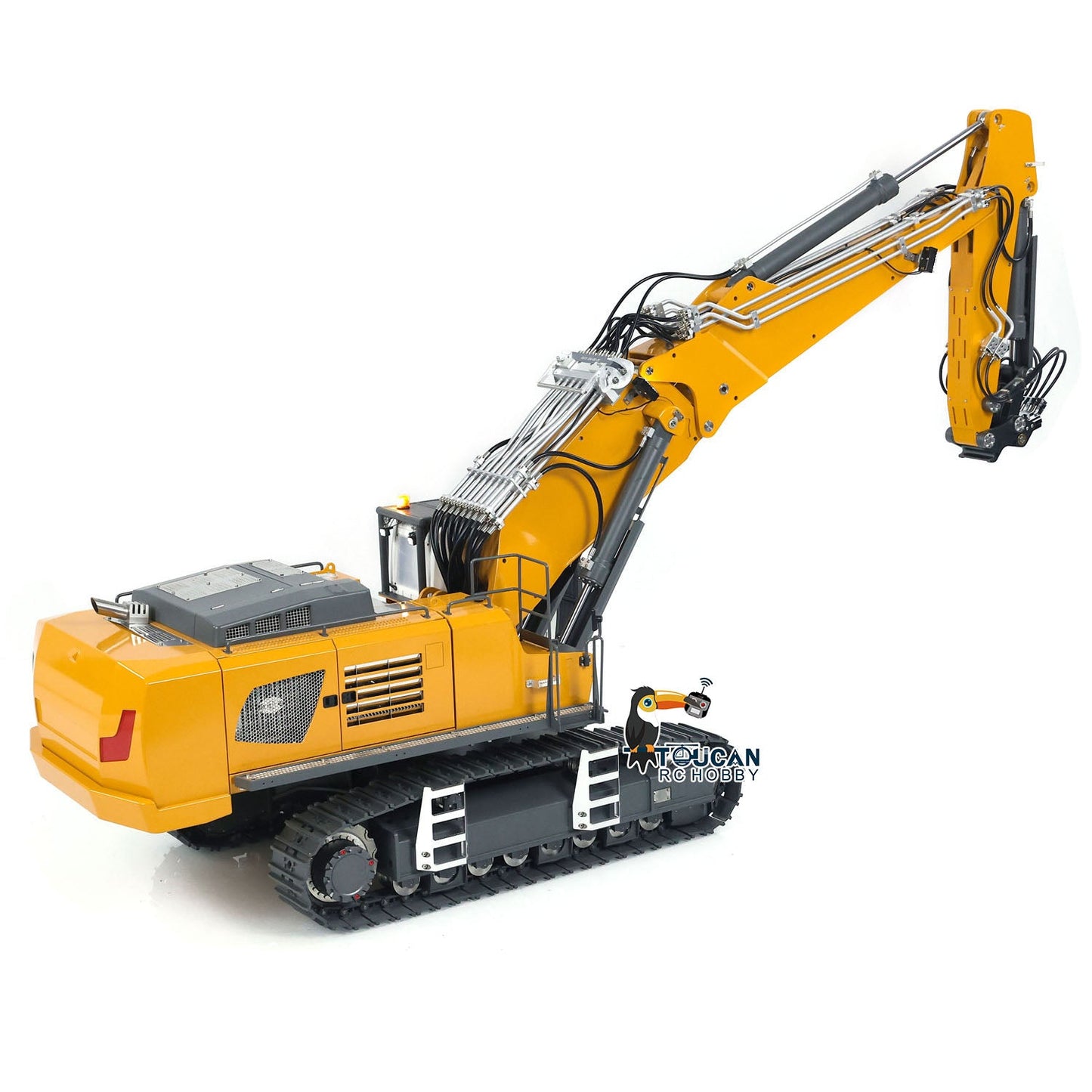 USA Pre-Order by the sea 1/14 3Arms Metal Hydraulic K970-301S RC Excavator FrSky TamdenXE Radio Control Digger Construction Vehicle Light Sound System