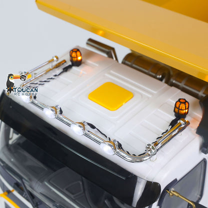 US Stock JDM 219 3Speed RTR 1/14 RC Hydraulic Dumper Metal Radio Controlled Truck 10X10 10X6 RC Tipper Differential Locks Sound Battery