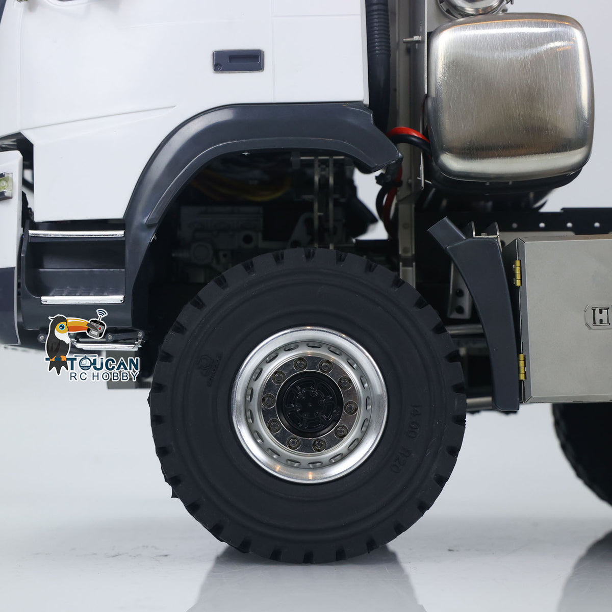 TOUCAN RC HOBBY JDModel 219 1/14 Metal Radio Controlled Hydraulic Dumper Truck 10X10 RC Tipper 3Speed Axles Transfer Case Differential Locks