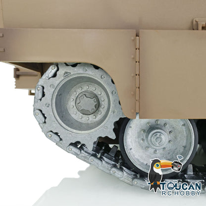 TOUCAN RC HOBBY Heng Long Abrams RC-Panzer 1/16 7.1 3918 ferngesteuertes Kettenfahrzeug mit zu öffnender Luke