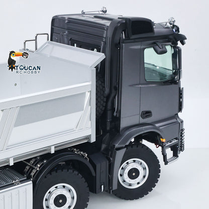 US Stock RTR Kabolite 8X8 1/14 RC Dump Truck K5703 Electric Lifting Remote Control Tipper Model 2Speed Gearbox Lights Sound System