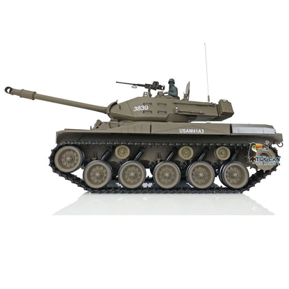 TOUCAN RC HOBBY Henglong 1/16 Plastic TK7.0 USA Walker Bulldog 3839 RTR RC Tank FPV 360 Degrees Turret Smoke BB IR Sounds Lights Steel Driving Gearbox