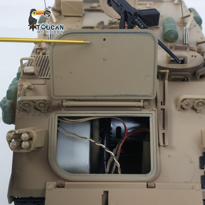 Fast Free Shipping Tongde 1/16 RC Military Tank M2412-C M113A2 APC Turret Rotation 360 Degree Infrared LED Light Sound Remote Control Electric Toy