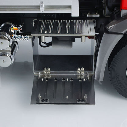 In Stock MD 1/14 6*6 Metal RC Hydraulic Dumper Truck 3348 2025Type 6WD Radio Controlled Tipper Lorry Car Model Metal Chassis 2Speed Gearbox Light Sound ESC Motor