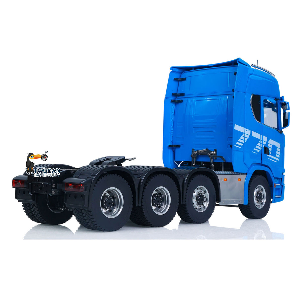 TOUCAN RC HOBBY MODO 1/14 8x8 Remote Control Tractor Truck 2Speed Transmission RC Lorry Vehicle Metal Chassis Light Sound System No Differential Lock