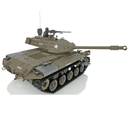 TOUCAN RC HOBBY Henglong 1/16 TK7.0 Plastic 3838 USA M26 Pershing 3839 Walker Bulldog M41A3 RTR RC Tank Armored Vehicle Model IR BB 360 Degrees Turret Smoke