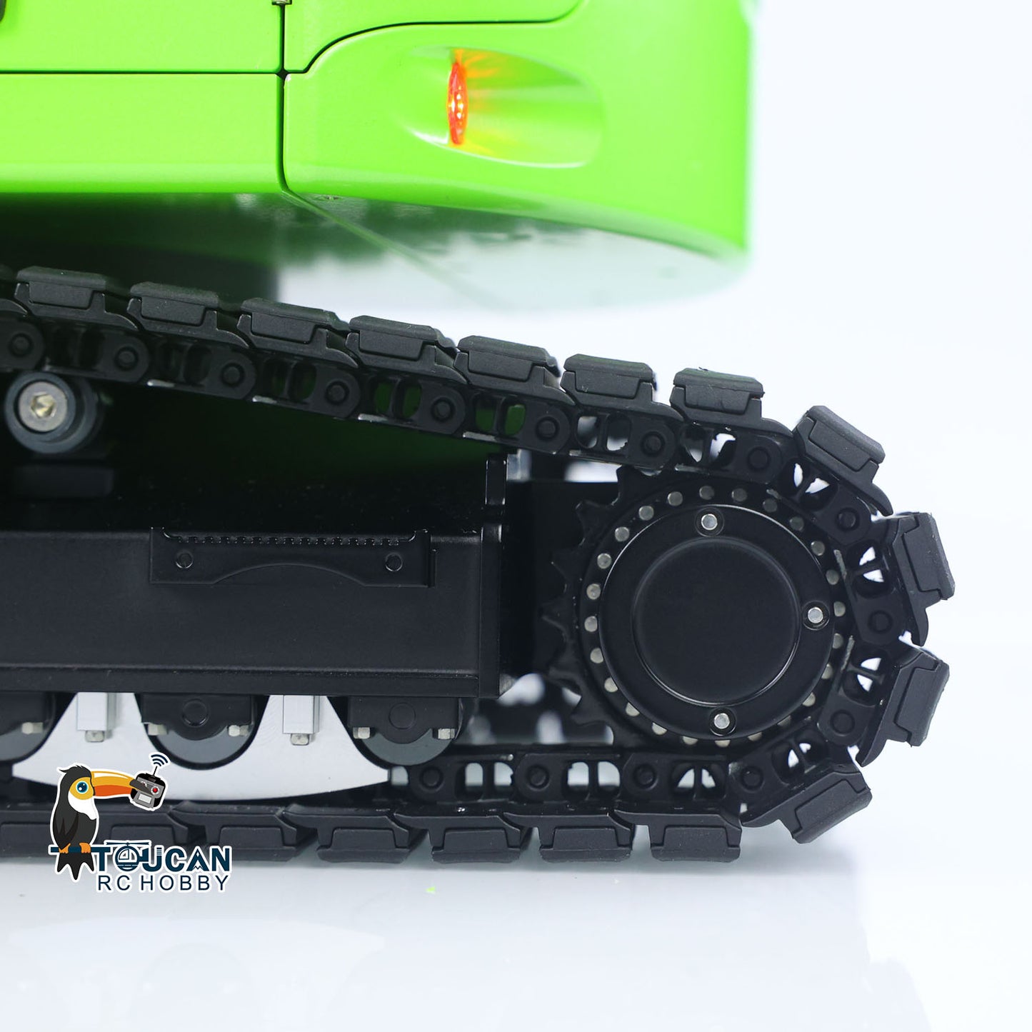 TOUCAN RC HOBBY CUT RC Hobby LR914 1/14 Metal RTR RC Hydraulic Excavator 3 Arms 5-Way Valve Quick Release Coupler FrSky X14 Controller Light Sound Display Screen for Digger Enthusiast