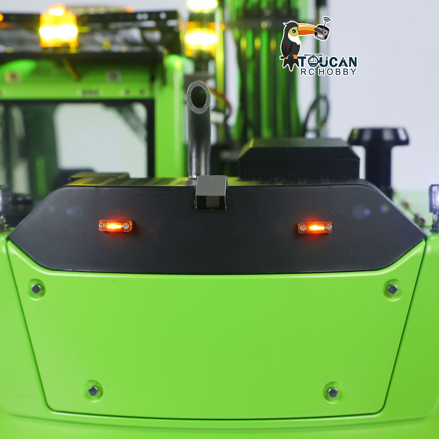 TOUCAN RC HOBBY CUT RC Hobby LR914 1/14 Metal RTR RC Hydraulic Excavator 3 Arms 5-Way Valve Quick Release Coupler FrSky X14 Controller Light Sound Display Screen for Digger Enthusiast