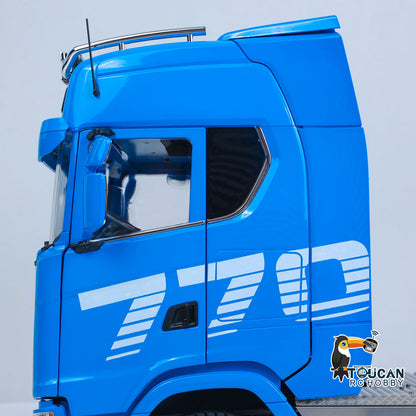 TOUCAN RC HOBBY MODO 1/14 8x8 Remote Control Tractor Truck 2Speed Transmission RC Lorry Vehicle Metal Chassis Light Sound System No Differential Lock