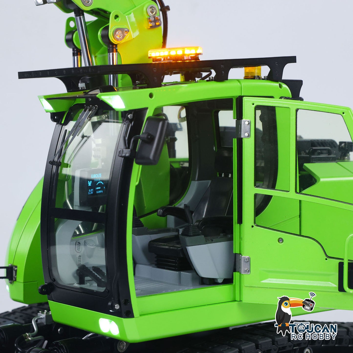 Upgraded 1/14 RC Hydraulic Excavator LR 914 5ways Valve Electric Digger Model RTR Construction Vehicle Frsky X14 Radio Battery