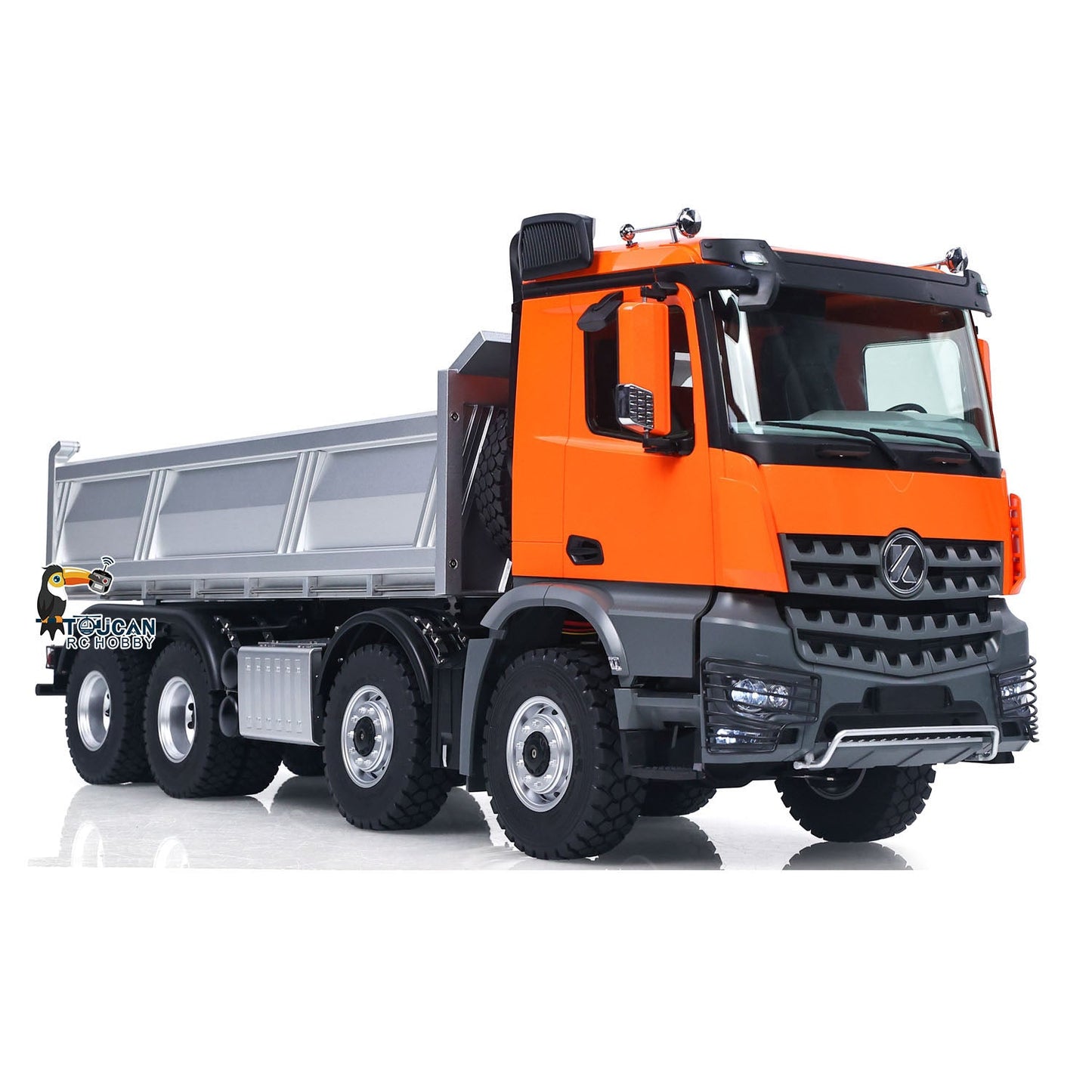 Fast Free Shipping for EU Kabolite 1/14 Electric RC Dump Truck K5703 8X8 Remote Control Tipper Model 2Speed Transmission Lights Sounds Battery Charger
