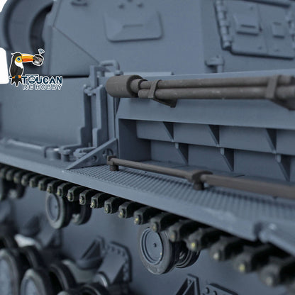 2.4G Henglong 1/16 Scale RC Tank 3859 Plastic German Panzer IV F2 RTR 7.0 Tank w/ Smoking Gearbox BB Shooting Road Wheels Tracks
