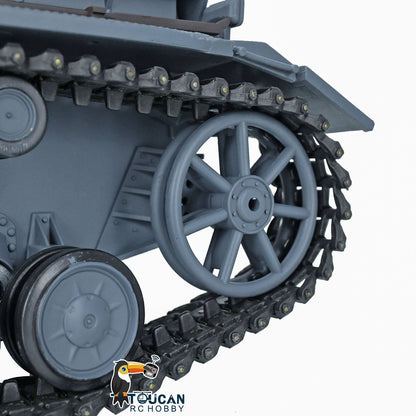 TOUCAN RC HOBBY Heng Long 1/16 TK7.0 Kunststoff deutscher Panzer IV F2 F 3858 3859 RTR RC Panzermodell Infrarot-Kampf 360-Grad-Turm BB-Einheit Rauch Metallrohr