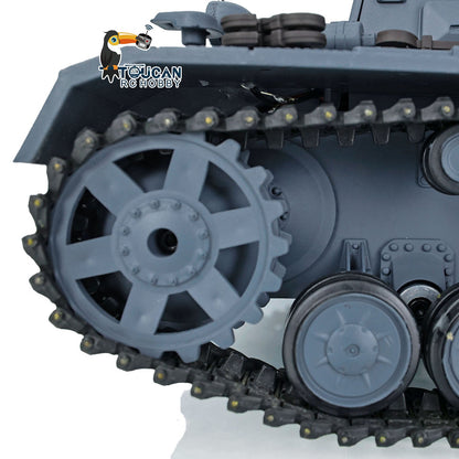 TOUCAN RC HOBBY Henglong 1/16 Plastic TK7.0 3858/3859 German Panzer IV F2 F RTR RC Tank FPV Infrared Comkbat 360 Degrees Turret Smoke BB Steel Driving Gearbox Metal Barrel