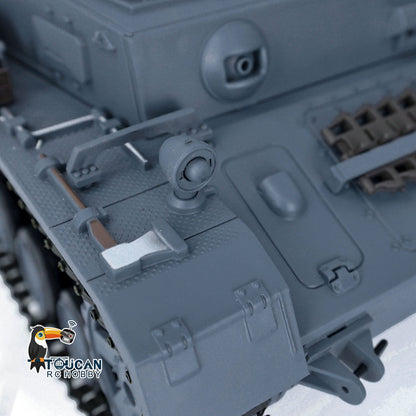 TOUCAN RC HOBBY Heng Long 1/16 TK7.0 Kunststoff deutscher Panzer IV F2 F 3858 3859 RTR RC Panzermodell Infrarot-Kampf 360-Grad-Turm BB-Einheit Rauch Metallrohr