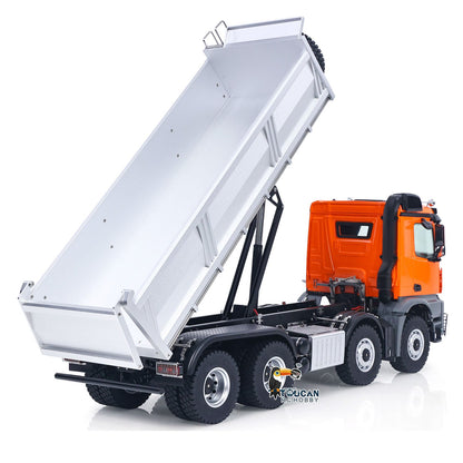 Fast Free Shipping for EU Kabolite 1/14 Electric RC Dump Truck K5703 8X8 Remote Control Tipper Model 2Speed Transmission Lights Sounds Battery Charger