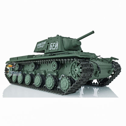 TOUCAN RC HOBBY Henglong 1/16 TK7.0 Plastic Panther G Soviet KV-1 RTR RC Tank 3879/3878 Model BB IR Smoke FPV 360 Degrees Turret Metal Barrel Steel Gearbox